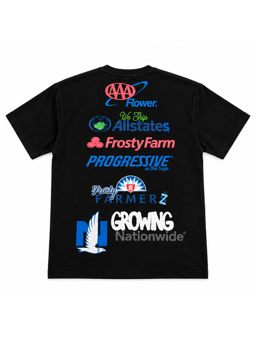 BLACK INSURANCE TEE