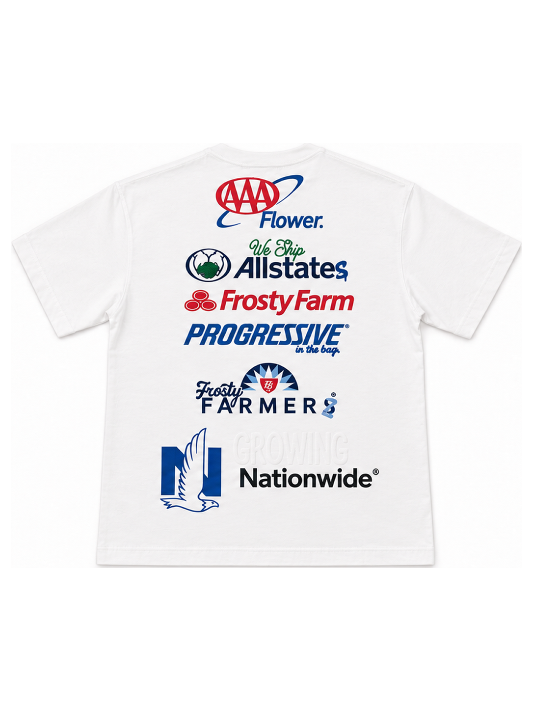 WHITE INSURANCE TEE